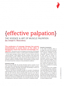 2010 art muscle palpation